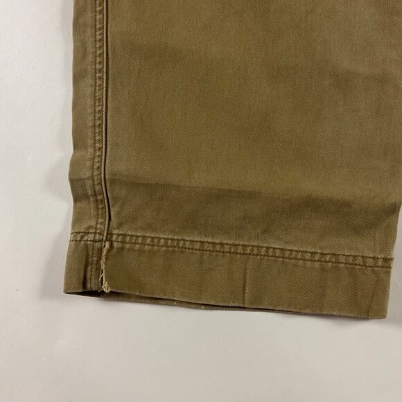 Abercrombie & Fitch Cargo Pants Vintage Fatigues Men 31 S Khaki Drawstring Baggy - Picture 5 of 14